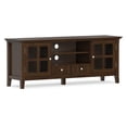 thumbnail image 4 of Simpli Home Simpli Home Acadian 60 inch Wide Solid Wood Transitional TV Stand in Brunette Brown For TVs up to 65 inches, 4 of 12