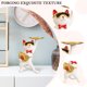 thumbnail image 2 of Bandeja de almacenamiento de gato bonito de resina, adorno de estatuilla, decoración del hogar para sala de estar (blanco), 2 of 8
