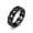 Black, variant on Knot Rings for Men Women 7mm Irish Band Ring Stainless Steel Gold Plated-Silver-7