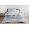 thumbnail image 3 of Simply Daisy Gus Fleece Throw Blanket, Dusty Smoke, Small Throw, 3 of 4