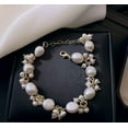 thumbnail image 5 of EOEMY Genuine Natural 11-12mm White Freshwater Baroque Pearl Beads Bracelet 7.5'', 5 of 5