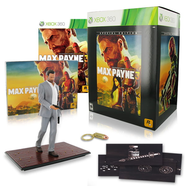 Max Payne 3 Special Edition Take 2 Xbox 360 710425491283 Walmart Com Walmart Com