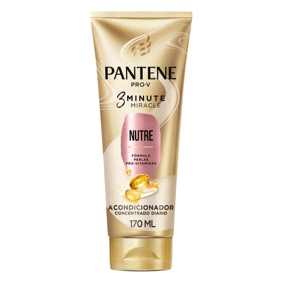 Acondicionador Concentrado Diario Pantene Pro-V 3 Minute Miracle Nutre 170 ml