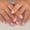 black, variant on RAGUPEL Press on Nails Short Almond Fake Nails Cute Glue on Nails with Star Stripe Bow Designs Patriotic Independence Day Stick on Nails White French Tip Acrylic False Nails for Women Girls