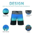 thumbnail image 4 of Beautiful Giant Polyester Spandex Men's Swim Trunks No Liner Quick Dry Board Shorts with Pocket 10" Inseam, 4 of 6