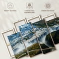 thumbnail image 6 of Elephant Stock Victoria Falls Water Curtain Wall Art - Horizontal Multi Panel Canvas - Living Room Wall Decor - Nature Multi Panel - Blue And Brown Decor - 43" x 27", 6 of 8