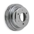 thumbnail image 2 of Mr Gasket 8830MRG Chrome Plated Steel Crankshaft Pulley, 2 of 3