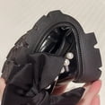 thumbnail image 7 of MAIHAN-QGirls Fashion Ankle Boots with Bowknot Soft Sole Winter Casual Shoes Side Zipper Comfortable Footwear for 3.5-10.5 Years(Black,13), 7 of 7