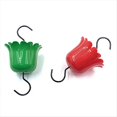 thumbnail image 4 of Paquete de 4 Comederos de Agua de Gran Capacidad, Comedero Colgante para Colibríes con Gancho y Cepillo de Limpieza (Rojo), 4 of 5