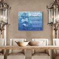 thumbnail image 2 of Dragonfly Canvas Wall Art Inspirational Quotes Pictures Wall Decor Dragonfly Lotus Rustic Painting for Bedroom Bathroom Living Room Prints Artwork Framed 12"x16"（Navy Blue）, 2 of 6