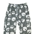 thumbnail image 2 of Jack Skellington Men's Striped All Over Faces Lounge Pants (Medium), 2 of 2