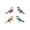 C, variant on DefiDgd 10pcs Wooden 2D Flat Hanging Bird String Hanging Pendant,Colorful Flat Tropical Bird Statue for Summer Party Tree Wall Window Hanging Decoration Supplies(A)