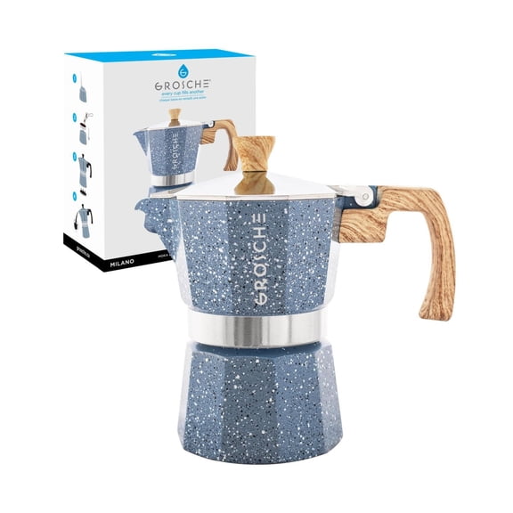MILANO Stone Stovetop Espresso Maker Moka Pot