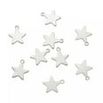 thumbnail image 6 of U8MO 200pcs 304 Stainless Steel Metal Star Pendants Stamping Blank Tag Charms 15x13mm, 6 of 9