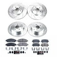 thumbnail image 3 of PowerStop Front and Rear Z23 Evolution Sport Carbon-Fiber Ceramic Brake Pad and Drilled & Slotted Rotor Kit Fits: ACURA HONDA Select Models K5369, 3 of 10