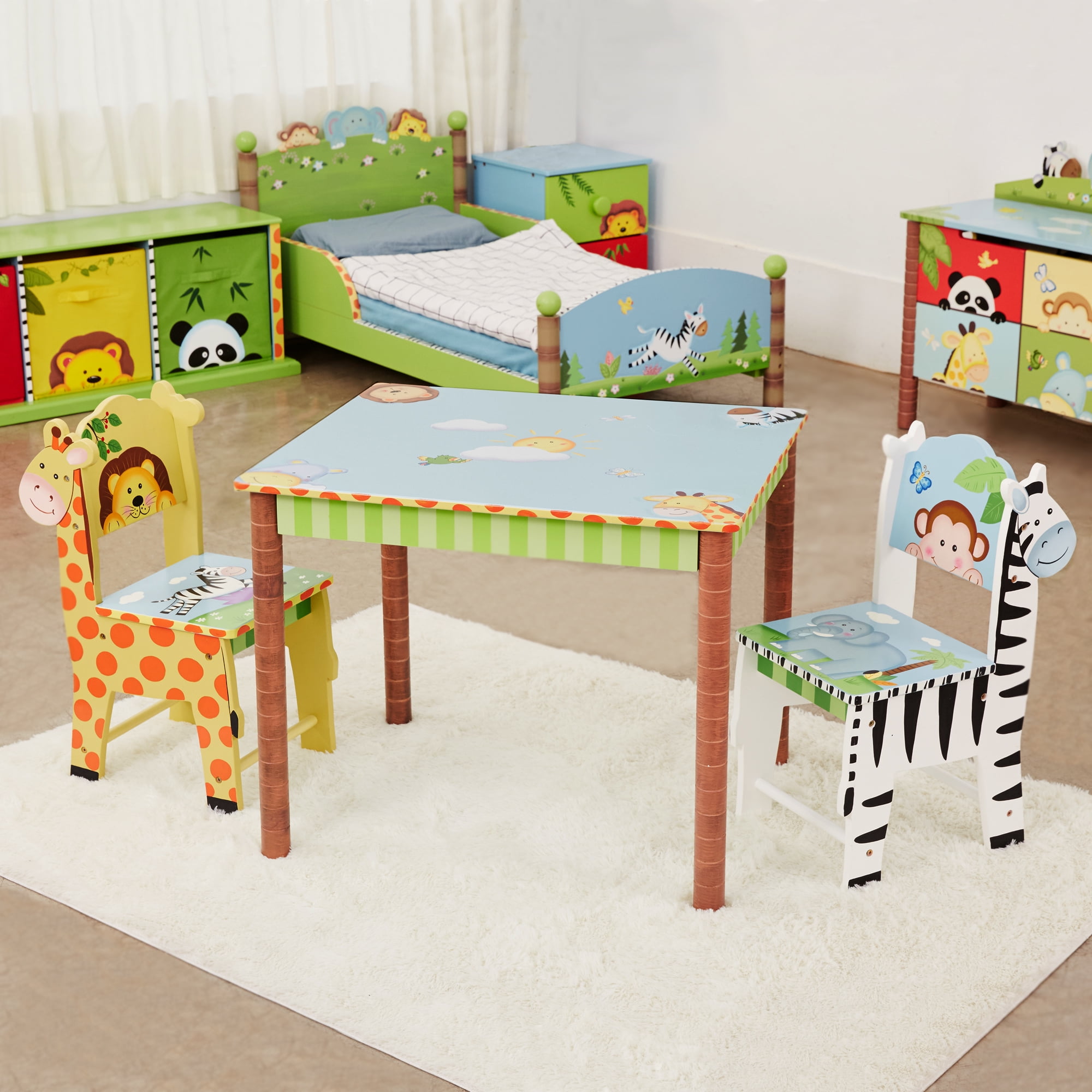 children's safari table and chairs