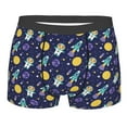 thumbnail image 4 of Goofa Astronaut Corgi Printed Men's Boxer Briefs Underwear, Moisture-Wicking Underwear, Trunk,Soft and Breathable Cotton Underwear-Small, 4 of 9