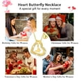thumbnail image 7 of APSVO 18K Gold Plated Love Heart Initial Butterfly Necklaces for Women Girls CZ Bubble Letter R Pendant Birthday Graduation Mother's Day Jewelry Gifts Ideas Mom Teen Kids Girlfriend Wife Daughter Age, 7 of 7