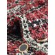 thumbnail image 5 of Chaqueta Corta de Tweed para Mujer con Doble Botonadura Blazer Elegante de Tela de Cuadros rojo XL, 5 of 5