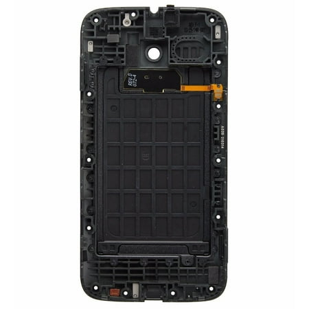 Middle Frame Housing - Motorola Moto G XT1028 Replacement Middle Housing Frame - Black (Refurbished)