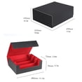 thumbnail image 3 of SCZ Caja de almacenamiento de tarjetas para tarjetas coleccionables, más de 1200 estuches para tarjetas Commander de cuero PU, tarjetero con cierre magnético apto para tarjetas de juego, 3 of 5