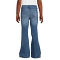 thumbnail image 3 of Wonder Nation Girl's Core Flare Jegging Jeans, Sizes XS-3XLP, 3 of 7