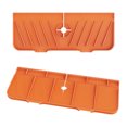 thumbnail image 3 of SAYOO Protector contra salpicaduras para fregadero de cocina, alfombrilla de secado envolvente de silicona reutilizable a prueba de salpicaduras para fregadero, encimera, negro/gris/naranja SAYOO  Diaria, 3 of 7
