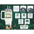 thumbnail image 6 of 40oz Plant Tumbler with Handle and Straw, Plant Gifts for Plant Lovers Gardeners, Gardening Gifts for Women,Plant Stainless Steel Vacuum Insulated Coffee Cups, 6 of 6