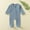 Blue Girls Clothes, variant on Prime kttectoa Summer Outfits for Girl Unisex Baby Comfortable Solid Rompers Ultimate Zippin Long Sleeve Onesie Bodysuit Girls Clothing Sets 3-12M Cyber_Monday