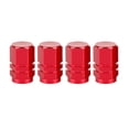 thumbnail image 4 of 4x Aluminum Valve Stem Caps Wheel Covers Air Tire Metal Car/Truck/Bike Universal, 4 of 5