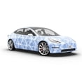 thumbnail image 6 of Rwraps Blue Art Deco Too Literal Matte Vinyl Film Wrap 59in x 30ft Vinyl Vehicle Car Film Sheet Roll, 6 of 9