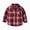 H551-Brick Red, variant on TOWED22 Boys Flannel Plaid Shirt Casual Button Down Shirts Long Sleeve Jacket Lapel Shacket Coat Tops Casual Outwear,Purple,3-4 Y