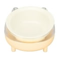 thumbnail image 3 of Cuenco De Comida Para Gatos, Plato Elevado De Cerámica Para Mascotas, Cuencos De Gato Elevados Para Gatos De Interior Con Soporte Inclinado Para Pequeño, Gato Gordo,, 3 of 7