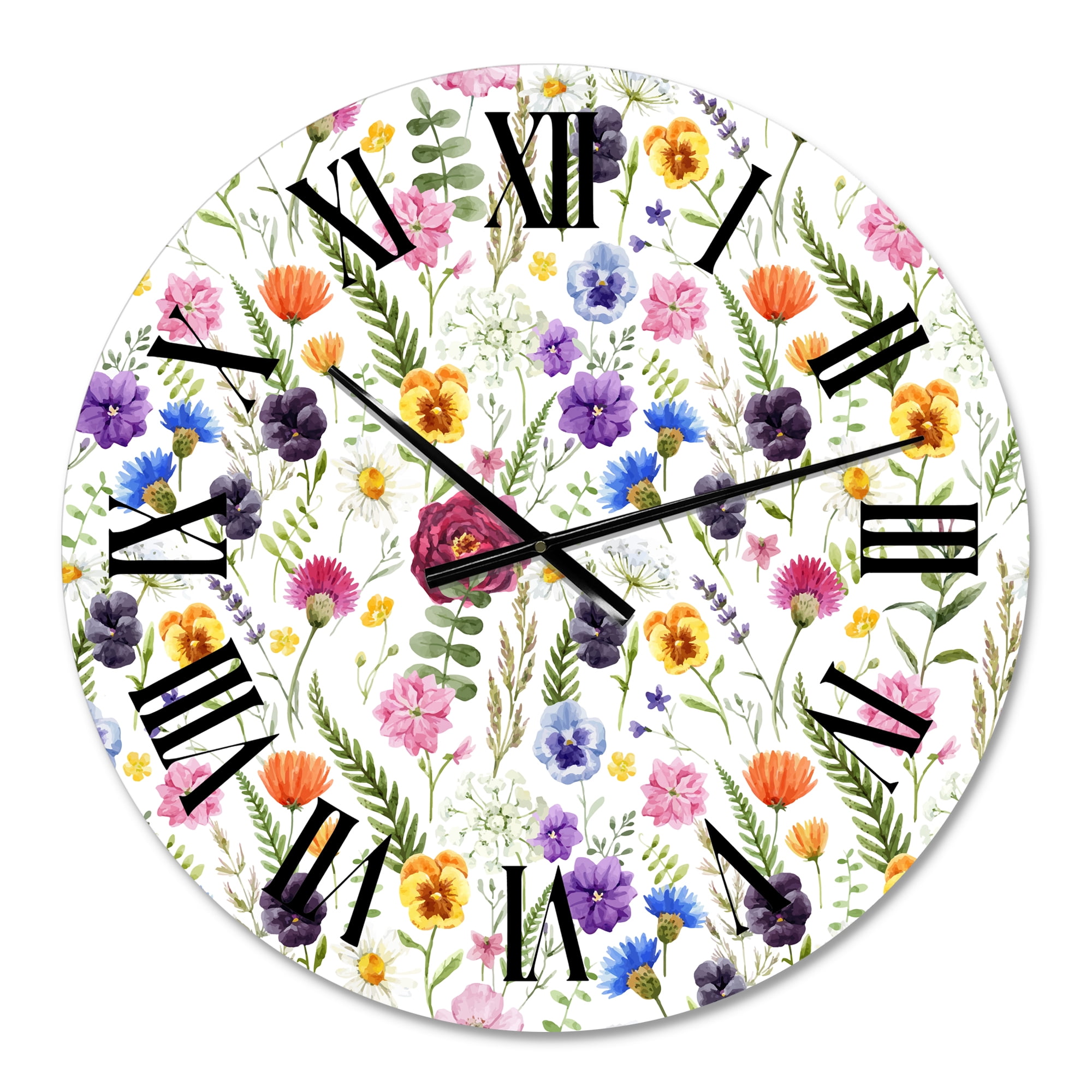 Designart 1 in Quartz Traditional Wall Clock
