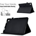 thumbnail image 2 of for Samsung Galaxy Tab A9+ 11.0" 2023 SM-X210 / SM-X215 / SM-X216B Folio Case, Premium PU Leather Auto Wake / Sleep Stand with Pen Slot and Card Slots Magnetic Lightweight Case Cover, Black, 2 of 6