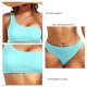 thumbnail image 5 of Conjunto de bikini de cintura alta con un solo hombro, parte superior e inferior, azul claro, talla M, para mujer, 5 of 6