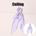 thumbnail image 1 of Hot6sl New Multicolor Silk Tie-dye Long Ribbon Hair Ring Highlights Your Temperament, 1 of 1