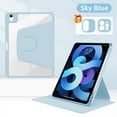 thumbnail image 1 of For Tablet iPad Pro 11 Case For Pro 12.9 Air 5 4 10.9 iPad 10th 7/8/9th Generation Mini 6 360° Rotatable Transparent Back Cover blue iPad mini 6, 1 of 6