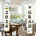 thumbnail image 6 of Graduation Decorations 2025 Clearance! Graduation Decorations 2024 Grad Banner Blue Porch Door Sign Welcome Banner for Indoor Outdoor Wall Indoor Outdoor Graduation Decorations Class of 2024, 6 of 8