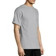 thumbnail image 3 of Hanes Authentic Men's Short Sleeve Crewneck T-Shirt, Big and Tall Sizes Available S-5XL, 3 of 5