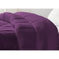thumbnail image 6 of 3 Piece Luxury U Shape Pattern Comforter By D.N.G. BEDDINGS Set Premium Super Soft, 1000 Thread Count 100% Egyptian Cotton Full/Queen Size Plum Color, 6 of 9