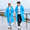 Blue 2 Pcs-One Size, variant on 2 Pack Eva Rain Ponchos For Adults Reusable Hooded Raincoats