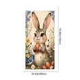 thumbnail image 3 of Weloille Easter Door Cover Decoration, 35 x 71 Inch Festive Pattern Door Curtain, Reusable Washable Fabric Door Banner, Holiday Decor for Front Door, Entryway, Living Room and Party Backdrop, 3 of 6