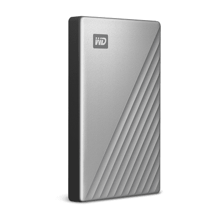 WD - My Passport Ultra 2TB External USB 3.0 Portable Hard Drive - Silver