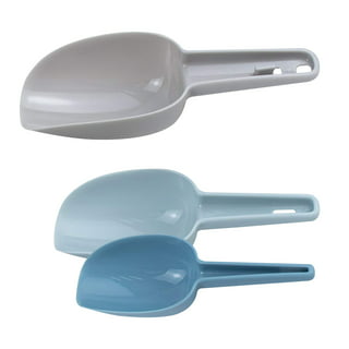 Flour Scoop Set of 3, Set of Scoops for Canisters, Ice Scoop Popcorn Scoop  Pet Food Scoop Plastic Scoops for Dry Goods Coffee Beans Candy, 1.7/3.4/5.1  oz