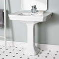 thumbnail image 2 of 32 Inch Pedestal Sink - Single Hole Faucet Drilling - White, 2 of 2