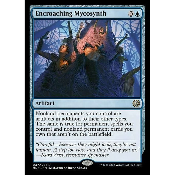 MtG Phyrexia: All Will Be One Rare Encroaching Mycosynth #47