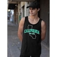 thumbnail image 2 of West Coast California Tank Top Men's -SelectDesign, 2 of 4