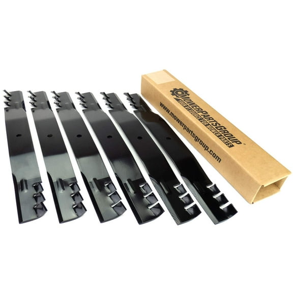 (6) Mulching Blades for Toro 62" Groundmaster, Recycler, Z Master 107-0214-03