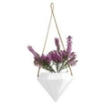 thumbnail image 1 of Arcadia Garden Products Diamond Air Planter, Glossy White, 1 of 3